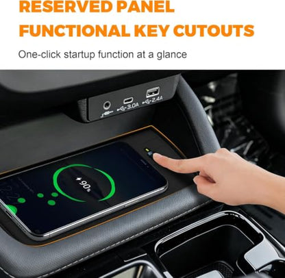 Cup Holder Insert and Charging Mat for 2026 Subaru Forester Accessories - size: for 2026 Subaru Forester Accessories