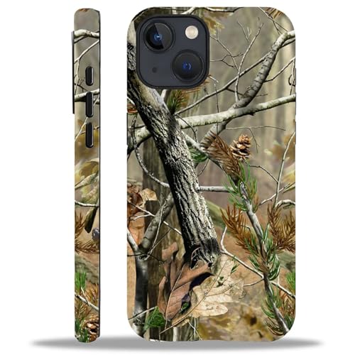 Case for iPhone 15 Plus, Dual Layer Phone Cover, Real Jungle Camo | Shockproof Hybrid Phone Case, Soft TPU and Hard PC, Durable Anti-Scratch Protection - color: Real Jungle Camo, size: Iphone 15 Plus