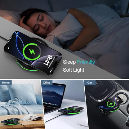 Wireless Phone Charger Samsung Fast Charging Pad for Samsung Galaxy S26/S25