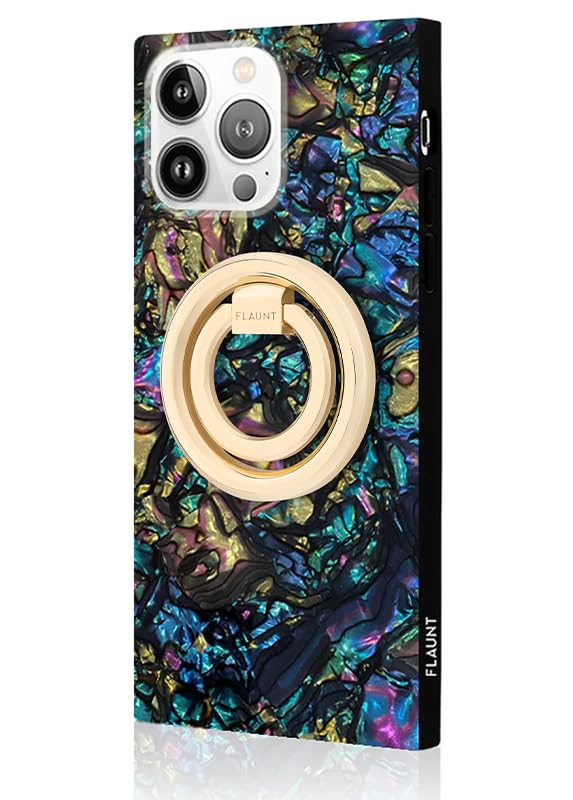 Flaunt MagSafe Phone Ring Holder and Stand - Magnetic Phone Grip - Gold - color: Gold