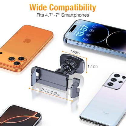 Coolpow Magnetic Phone Holder for Gym【Strong Magnets】 Tripod Mount Ring Gym Magnetic Phone Holder Attach to Metal Surface, Gym Accessories for Mothers Gift Essentials for All Smartphones 4.7-7"