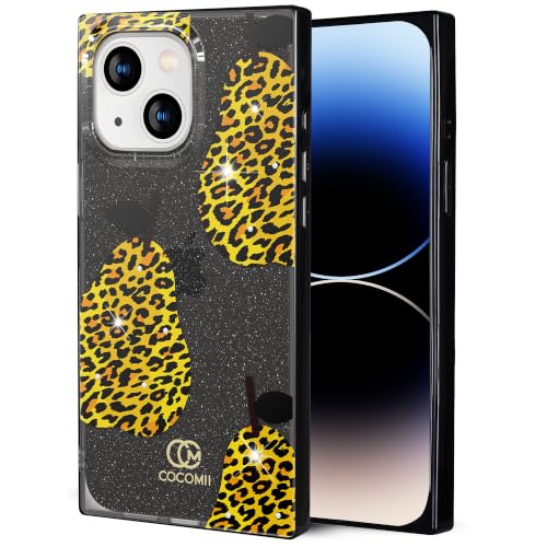 COCOMII Rectangle for iPhone 14/iPhone 13 Case, Leopard Pear | Compatible with MagSafe Wireless Charging, Shockproof 10ft Drop Protection, Camera & Screen Protection, Premium Glossy Finish - color: Leopard Pear, size: iPhone 14/iPhone 13 (6.1")