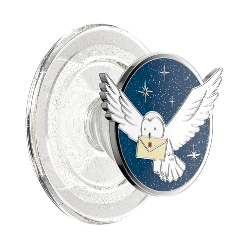 PopSockets Phone Grip for MagSafe, Magnetic Holder- Enamel Hedwig - color: Enamel Hedwig, style: MagSafe