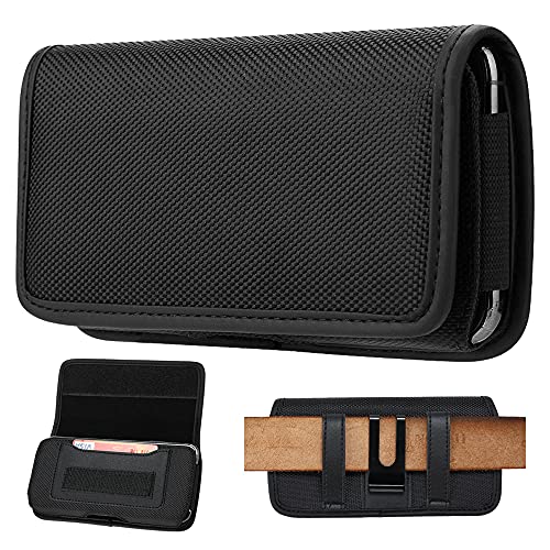 Universal Horizontal Cell Phone Holster Case with Belt Clip for Mobile Phone - XL - size: XL