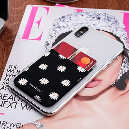 Vandel Pocket – Designer Stick-On Fabric Phone Wallet for Women and Men, Cute Credit Card Holder for Back of Phone and iPhone Case, Stretchy Fabric Adhesive Sleeve for All iPhones and Androids | Stylish Credit Card Holder for Phone Case, Stick On Back of