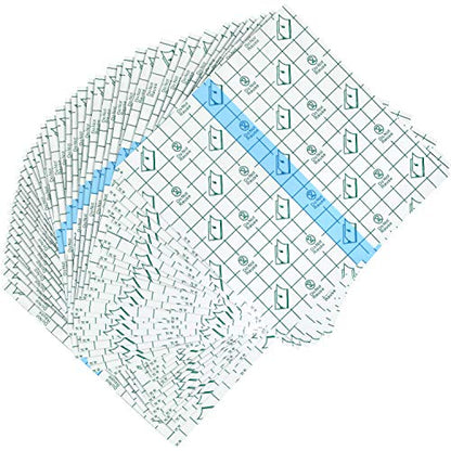 BBTO 50 Pcs Transparent Waterproof Adhesive Dressing Bandage, 6 x 6 Inch - size: 6x6 Inch (Pack of 50)
