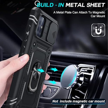 LeYi Compatible for Samsung Galaxy A51 Phone Case 4G Military-Grade, Black - color: Black, size: Galaxy A51 (6.5'')