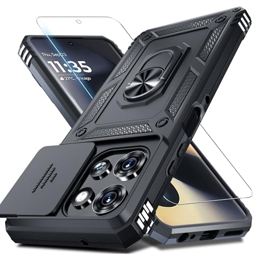 for Moto G Power 5G 2026/2025 Case Built in Slide Camera Cover Black - color: Black, size: Moto G Power 5G(2025)