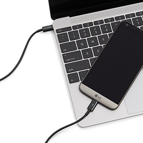 Amazon Basics USB-C to USB-C 2.0 Fast Charging Cable, 480Mbps Data Transfer Speed, USB-IF Certified, for Apple iPhone 16/15, iPad, Samsung Galaxy, Tablets, Laptops, 6 Foot, Black (Pack of 2) - color: Negro, size: 6-Foot (Pack of 2)