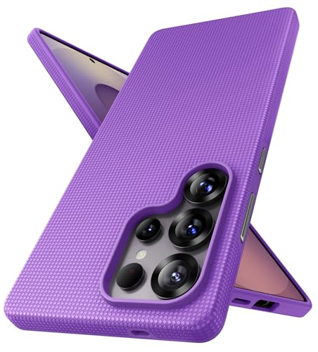 SSLOTSCASE for Samsung Galaxy S25 Ultra Case Slim, Purple | Wireless Charging Compatible, Military Grade Shockproof Protective Drop Protection Sturdy Case Cover for S25 Ultra - color: Purple, size: S25 Ultra