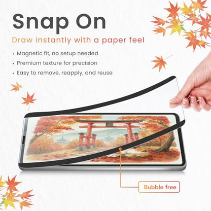 BELLEMOND Magnetic Paper Screen Protector for Samsung Galaxy Tab S11/S10 FE - size: S10 FE / S9 FE / S9 / S8 / S7 (11 inch)