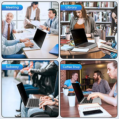 Laptop Privacy Screen 15.6 Inch 16:9 Aspect Privacy Screen Filter Removable - size: 1 Pc 15.6inch-16:9
