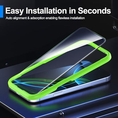 Ailun Screen Protector + Camera Lens Protector for iPhone 16 Pro, 3+3 Pack