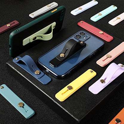 Weewooday 15 Pcs Phone Grip Strap Telescopic Finger Strap Stand,Colorful - color: Colorful