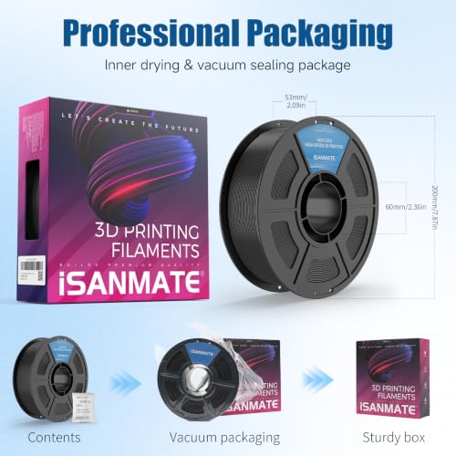 iSANMATE TPU Filament 1.75mm, Clear Blue TPU 95A HF High Speed, 1kg | Flexible Tough Wear-Resistant Elastic; HF TPU 50-100mm/s; Compatible with Bambu Lab and Most FDM 3D Printer; for TPU Beginner - color: Clear Blue, size: TPU-HS-95A