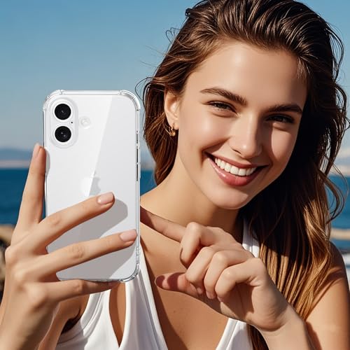 WXR for iPhone 17 Case Crystal Clear, Anti-Yellowing, Soft TPU, 6.3" - size: for iphone 17 case