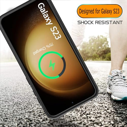 Battery Case for Galaxy S23,[10000mAh] Slim Portable Protective Fast Charging Case Backup Power Bank Battery Case Compatible with Galaxy S23(6.1inch) Wireless Charging Case with Carplay-Black - size: Galaxy S23