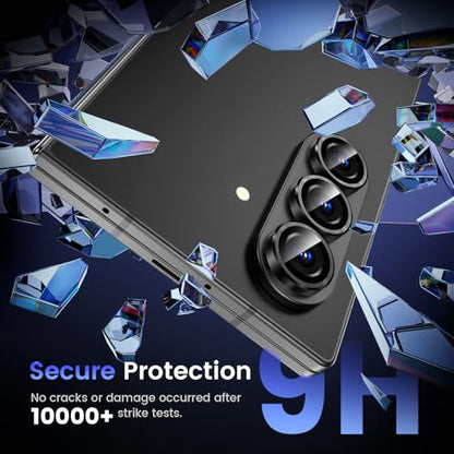 Tensea Camera Lens Protector Compatible for Samsung Galaxy Z Fold 7/8 Ultra - color: Black