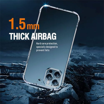 for iPhone 16 Pro Case,Anti-Yellowing,Military-Grade Drop Protection,Clear Slim Soft TPU,Airbag Shockproof Phone Case,2 Pcs - color: Clear for iphone 16 Pro