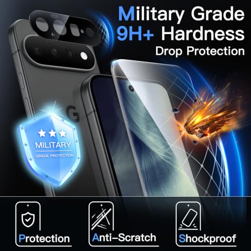 JETech Screen Protector with Lens Protector for Google Pixel 11, 2+2 Pack - size: Pixel 11