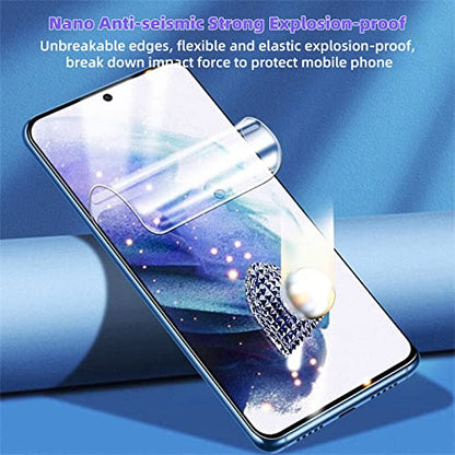 3 Pack Screen Protector Compatible for Samsung Galaxy S23 6.1 Inch, HD Clear Flexible Soft TPU Hydrogel Film for Samsung Galaxy S23 5G - Support Fingerprint Unlock, High Sensitivity - size: Samsung Galaxy S23
