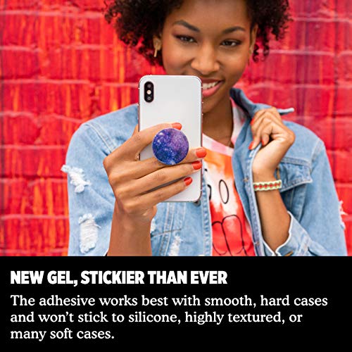 PopSockets: PopGrip with Swappable Top for Phones & Tablets - Glitter Nebula - color: Nebula