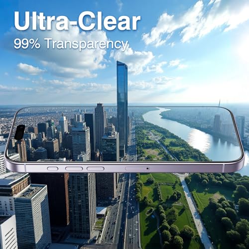 EZ-GLAZ-4+2 Pack for iPhone 17 Screen Protector (6.3") HD Clear - size: iPhone 17