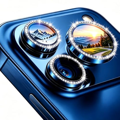KLEVCOOZ for iPhone 17 Pro/iPhone 17 Pro Max Camera Lens Protector Bling