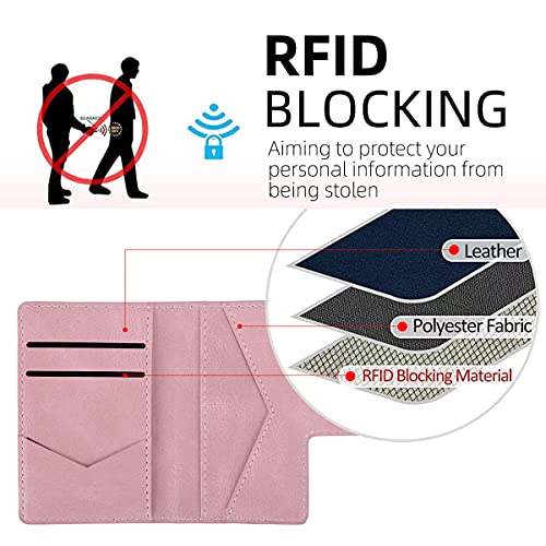 Magnetic Wallet with 5 Card Holders Compatible with MagSafe for iPhone 17/16/15/14 Pro Max/14 Pro/14 Plus/13/12 Series with RFID Protected,Vegan Leather,Pink - color: Pink