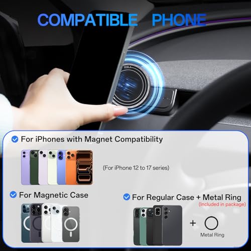 Car Phone Holder for Tesla Model Y Juniper Model 3 Highland Y L