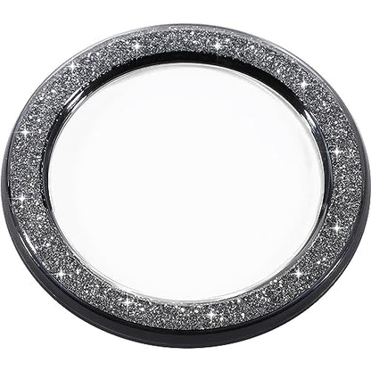 metisinno Magnetic Base Compatible with PopSocket Phone Grips and iPhone MagSafe Cases, Black Sparkle Glitter - color: Sparkle Black