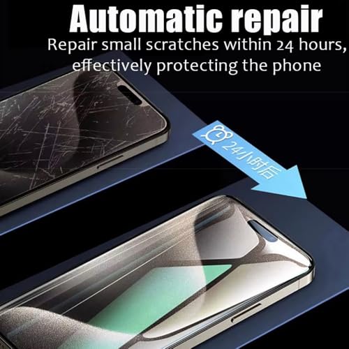 [2 Pack] Hydrogel Flexible Screen Protector for iPhone 17, Upgraded Non-breakable HD Clarity Soft TPU Protective Film [Anti-Scratch] [Bubble Free] [High Sensitivity] (Not Glass) - color: iPhone 17