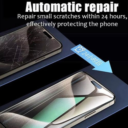 [2 Pack] Hydrogel Flexible Screen Protector for iPhone 17 Pro, Upgraded Non-breakable HD Clarity Soft TPU Protective Film [Anti-Scratch] [Bubble Free] [High Sensitivity] (Not Glass)