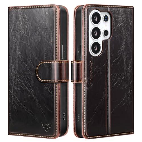 Compatible with Samsung Galaxy S26 Ultra Case Wallet with Card Holder [4 Card Slot] Women Men,RFID Blocking PU Leather Phone Case Flip Protector Cover Credit Card Slot Kickstand,Coffee - color: Coffee-U1, size: Samsung Galaxy S26 Ultra - 6.9"