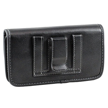 Golden Sheeps Pouch Compatible for iPhone 11 PRO 5.8, iPhone Xs,iPhone X 5.8 INCH XXL Size Leather Belt Clip Pouch Case Cover Holster (Fits Phone with Extended Battery or Thick Case On)