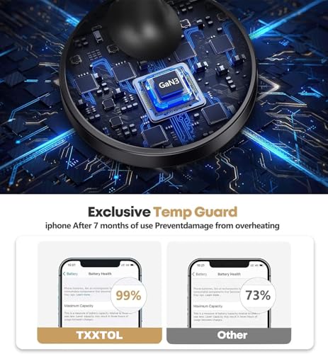Magnetic Wireless Charger iPhone Stand 15W Fast Mag-Safe Charger for iPhone 17/17 Pro/17 Air/17 Pro Max 16/15/14/13/12 Series Apple Magnet Wireless Charging Station/Pad for AirPods - color: 1Pack Black