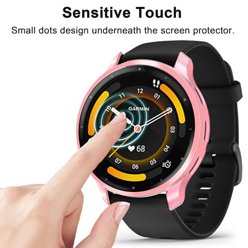 6 Pack Watch Screen Protector for GARMIN Venu3S 41mm, Soft TPU Case Full Protective Cover Flexible Bumper for GARMIN VENU3S Smart Watch - size: GARMIN Venu 3S 41mm