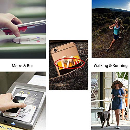 3Pack Cell Phone Card Holder Pocket Sticker Stretchy Cloth for Back of Phone with Flap Credit/ID Card Sleeve Adhesive Stick on Wallet for iPhone,Android All Smartphones (Black,Navy Blue,Light Blue) - color: Black,Navy Blue,Light Blue