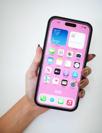 Wildflower Cases - Mini Bling Screen Protector | Drop Shield Diamond Sparkle Tempered Glass, Easy to Apply, Scratch Resistant, Women Owned Small Business | Compatible with Apple iPhone 16 Pro - color: Mini Bling, size: 16 Pro