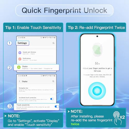 JETech TPU Privacy Screen Protector for Samsung Galaxy S24 Ultra, 2+2 Pack