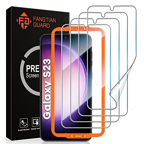 FANGTIAN 4-Pack for Samsung Galaxy S23 Screen Protector Film [6.1"] - size: S23-6.1 Inch