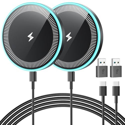 Wireless Charger 2Pack 6FT Samsung Magnetic MagSafe Fast Charging Pad