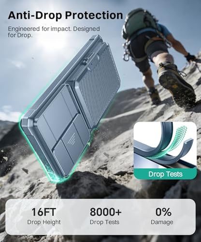 GolbinBox for Samsung Galaxy S26 Ultra Case with Wallet&Lock,Dragonfly Blue | Card Holder, Slide Camera Cover, Built-in Safety Lock & RFID Protection, Holds 4~5 Cards or Cash, S26 Ultra Wallet Case 6.9'' - color: Dragonfly Blue