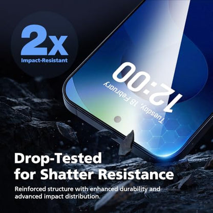 2 PACK Privacy Screen Protector for Samsung Galaxy S26 [27° Anti-Spy] 9H Hardness Shatterproof Tempered Glass [Auto Dust Removal Installation] Fingerprint ID Unlock, Bubble Free, Case-Friendly, HD Full Coverage - size: Galaxy S26