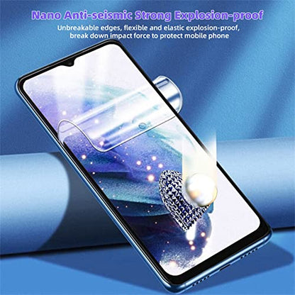 3 Pack Screen Protector Compatible for Samsung Galaxy A13 5G/4G 6.5 Inch, HD Clear Flexible Soft TPU Hydrogel Film for Samsung Galaxy A13 - Support Fingerprint Unlock, High Sensitivity - size: Samsung Galaxy A13