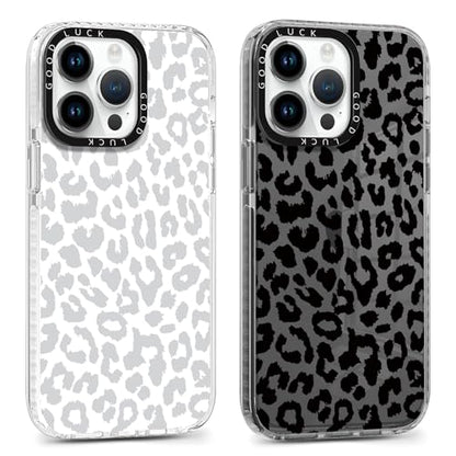 2 Pack Clear Cases for iPhone 13 Pro Max, Clear with Cute Coquette Fashion Leopard Cheetah Print Patterns, Shockproof Protection, Silicone Soft TPU Hybrid Case - color: Cheetah Print 01, size: iPhone 13 Pro Max