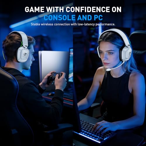 Wireless Gaming Headset for Xbox Series X/S, PS5, PC, Low Latency mit Mic