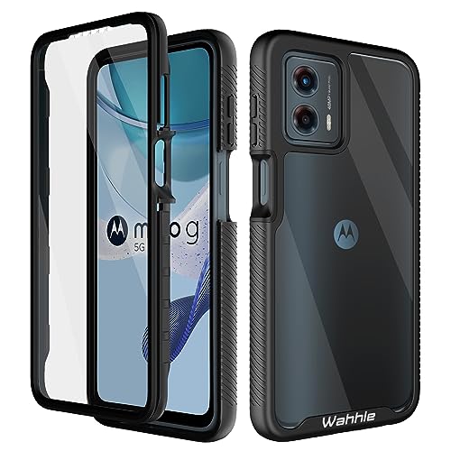 Compatible with Moto G 5G 2023 Case, Moto G Power 5G 2023 Case, Built in Screen Protector Full Body Shockproof Slim Fit Bumper Protective Phone Cover for Men Women-Black - size: Moto G 5G 2023