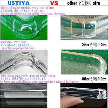 USTIYA Case for Samsung Galaxy XCover Pro Clear TPU Four Corners Protective Cover Transparent Soft funda
