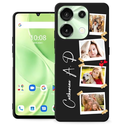 Custom Personalized Case for UMIDIGI G9 5G/UMIDIGI G9T G9C G9A 2024 Phone Photo Logo Text Name Picture Monogram Design Memorial Gift for Anniversary Families,Customize Soft Thin Cover,6.75 inch - color: Pattern02
